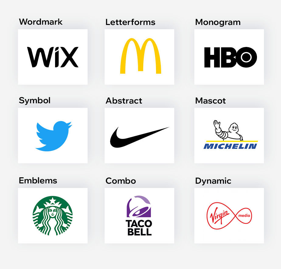9 types of logos